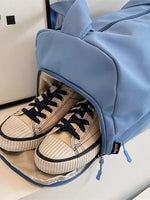 Adjustable Strap Solid Color Travel Bag