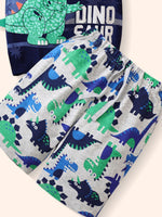 Children's Dinosaur Short Sleeve Tee and Shorts Set
