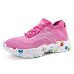Round Toe Platform Athletic - Ladyez