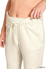 Zenana Scuba Capri Sweatpants with Pocket