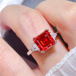 3 Carat Moissanite 925 Sterling Silver Ring - Ladyez