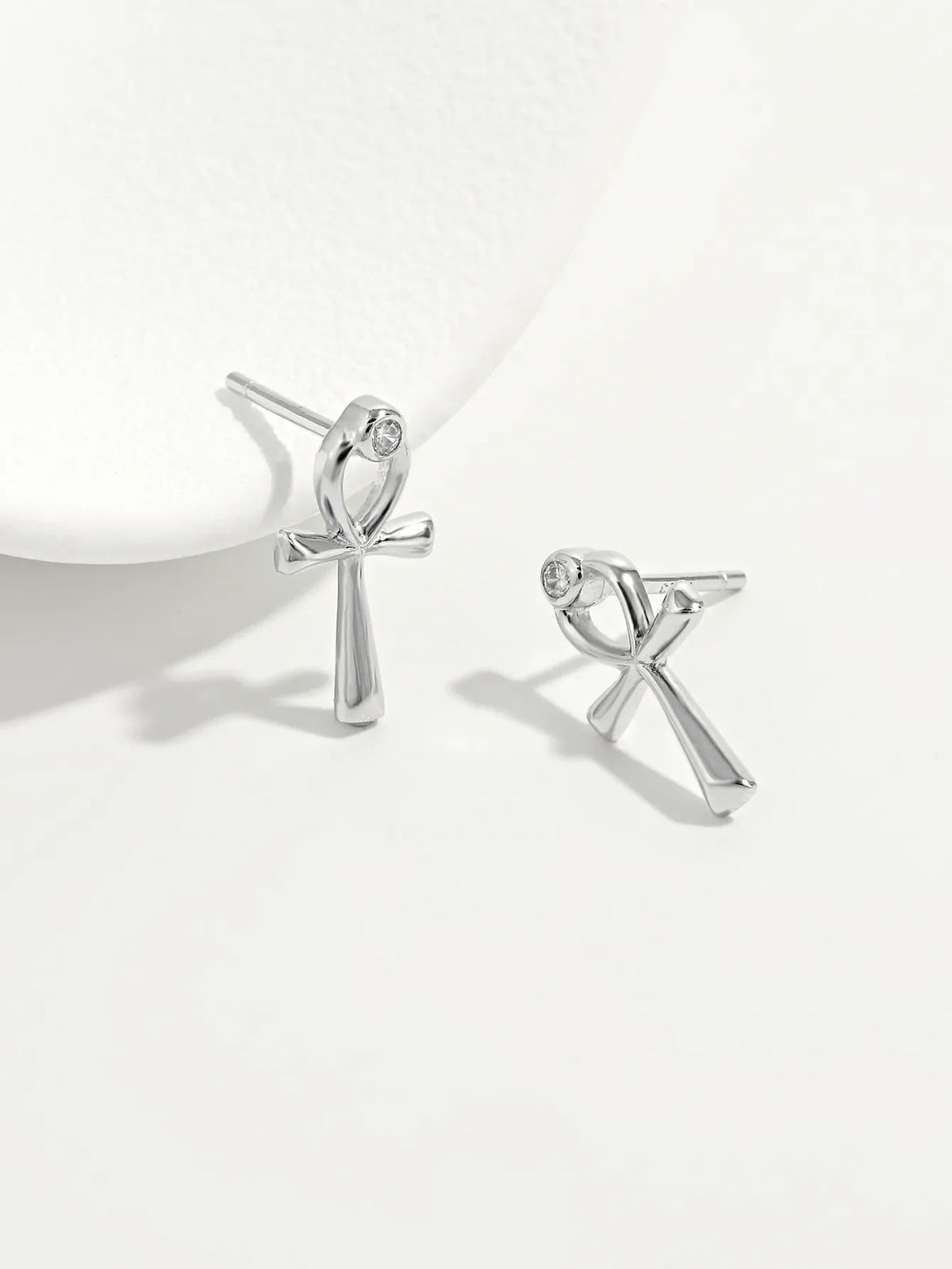 925 Sterling Silver Inland Zircon Earrings