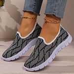 Breathable Mesh Round Toe Slip-Ons