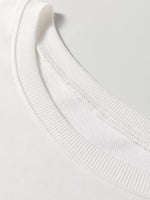 Striped Trim Round Neck Top and Pants Set