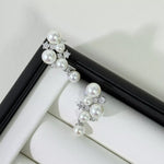 Pearl Cluster Earrings