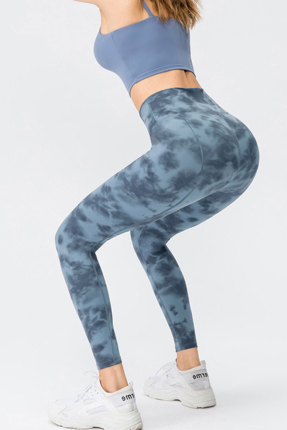 Wide Waistband Slim Fit Long Sports Pants - Ladyez