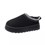 Round Toe Platform Slip-Ons