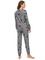 Star Top and Pants Lounge Set - Ladyez