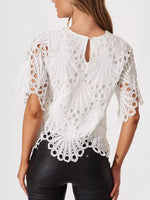 Lace Half Sleeve Blouse