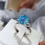 5 Carat Moissanite 925 Sterling Silver Ring
