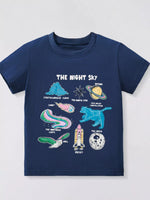 Children's Graphic Round Neck T-Shirt