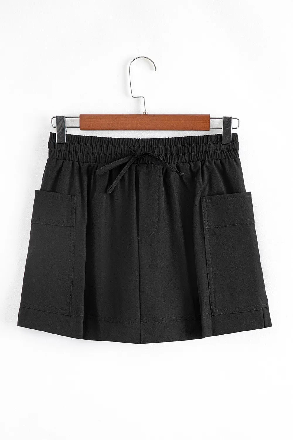 Cargo Pocket Elastic Waist Active Casual Skort - Ladyez