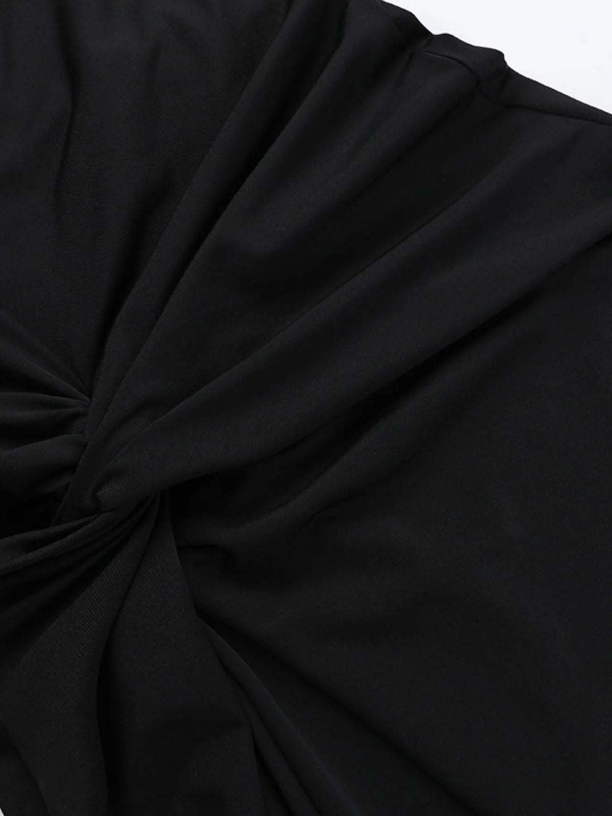 Ruched Slit Cap Sleeve Maxi Dress - Ladyez