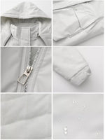 Full Size Zip Up Hooded Parka Outerwear Plus Size