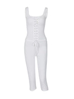 Lace-Up Tank and Capris Set