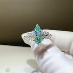5 Carat 925 Sterling Silver Moissanite Ring