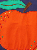 Children's Apple Embroidered T-Shirt & Shorts Set