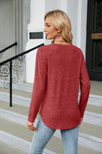 Round Neck Long Sleeve T-Shirt
