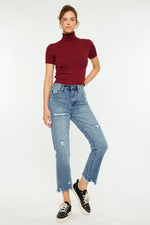 Kancan High Rise Classic Slim Straight Jeans - Ladyez