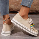Round Toe Platform Loafers