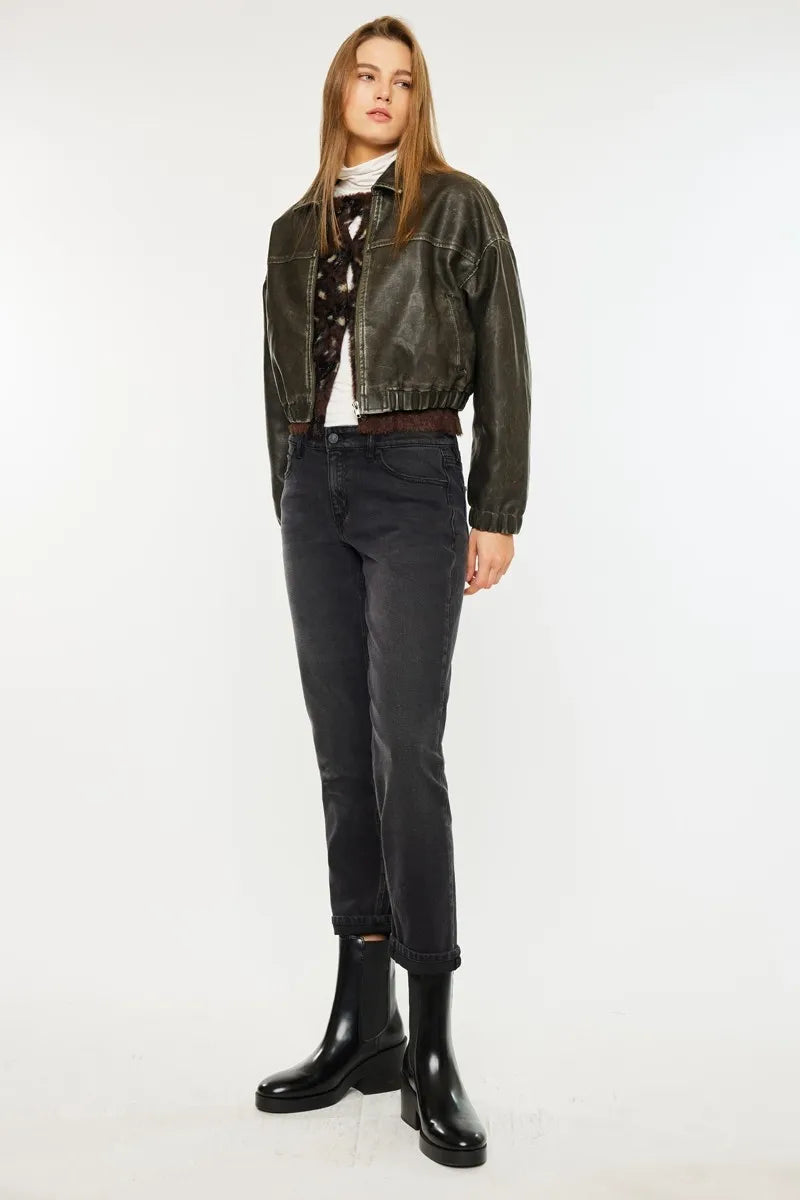 Kancan Slim Boyfriend Fit Jeans - Ladyez