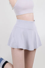 High Waist Pleated Active Skirt - Ladyez