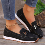 Buckle Decor Casual Slip-Ons