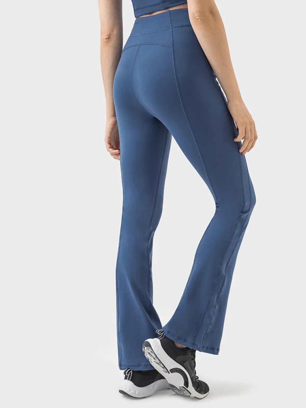 Millennia Zipper Detail High Waist Active Pants - Ladyez