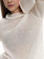 Mock Neck Long Sleeve Sweater