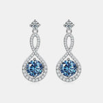 1 Carat Moissanite 925 Sterling Silver Earrings