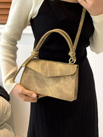 Flap Crossbody Bag with Top Handle