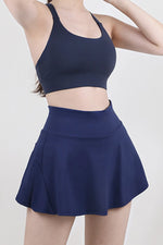 High Waist Pleated Active Skirt - Ladyez