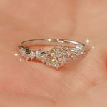 2 Carat 925 Sterling Silver Moissanite Ring