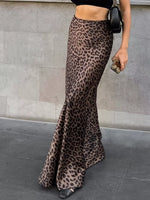 Leopard Print Maxi Skirt