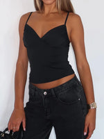 V-Neck Cami Top - Ladyez