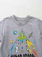 Children's Space Graphic T-Shirt 3 Piece Set
