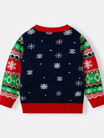Children's Christmas Tree Round Neck Sweater
