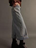 Wide-Leg Cropped Jeans