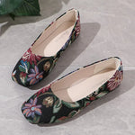 Floral Print Comfort Slip-Ons