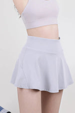 High Waist Pleated Active Skirt - Ladyez