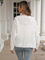 Tie-Front Long Sleeve Cardigan