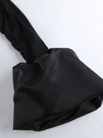 Off-Shoulder Ruffle Hem Mini Dress