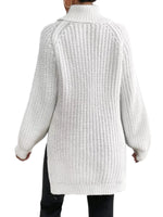 Chunky Knit Turtleneck Long Sleeve Sweater