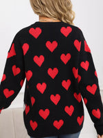 Valentine's Day Heart Crew Neck Sweater