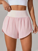 Pocketed High Waist Active Shorts - Ladyez