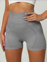High Waist Active Shorts - Ladyez