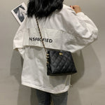 Quilted Chain Strap Crossbody Bag