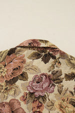 Floral Button Up Long Sleeve Shacket