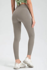 Wide Waistband High Waist Sport Leggings - Ladyez