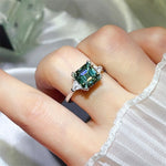3 Carat Moissanite 925 Sterling Silver Ring - Ladyez